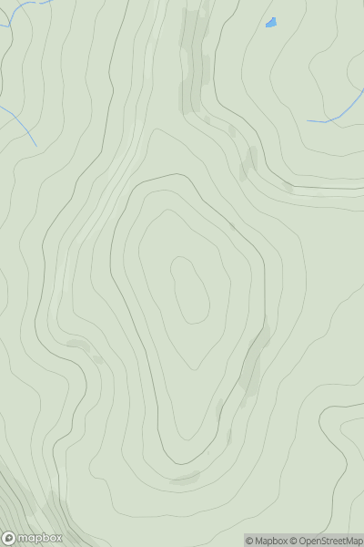 Thumbnail image for St Catherine's Hill [South East England] [SZ493772] showing contour plot for surrounding peak